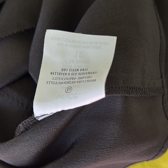 VINCE Silk Chiffon Black Layered Ruffle Halter Neck Column Midi Dress - 12 - Picture 10 of 11